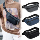 Men Women Waist Bag Pack Waterproof For Male Belt Pouch Belly Banana Ladies Kangaroo Bum Hip Husband Phone Work Purse Sack D5N0