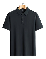 Men's Breathable Mesh Polo Shirt – Ice Silk Summer Top