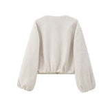 Women’s Cropped Bomber Jacket