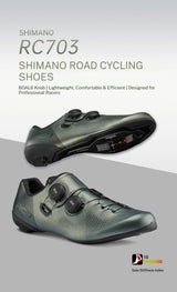 SHIMANO RC703 Road Cycling Shoes Carbon Sole SPD-SL Cleats Compatible Professional Road Bike Lock Shoes Men Women