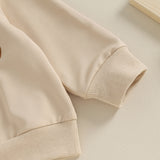 Baby Boy 2-Piece Fall/Winter Outfit | Letter Print Crewneck Sweatshirt & Joggers (0-3Y)