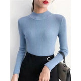 Women's Mock Neck Knit Sweater