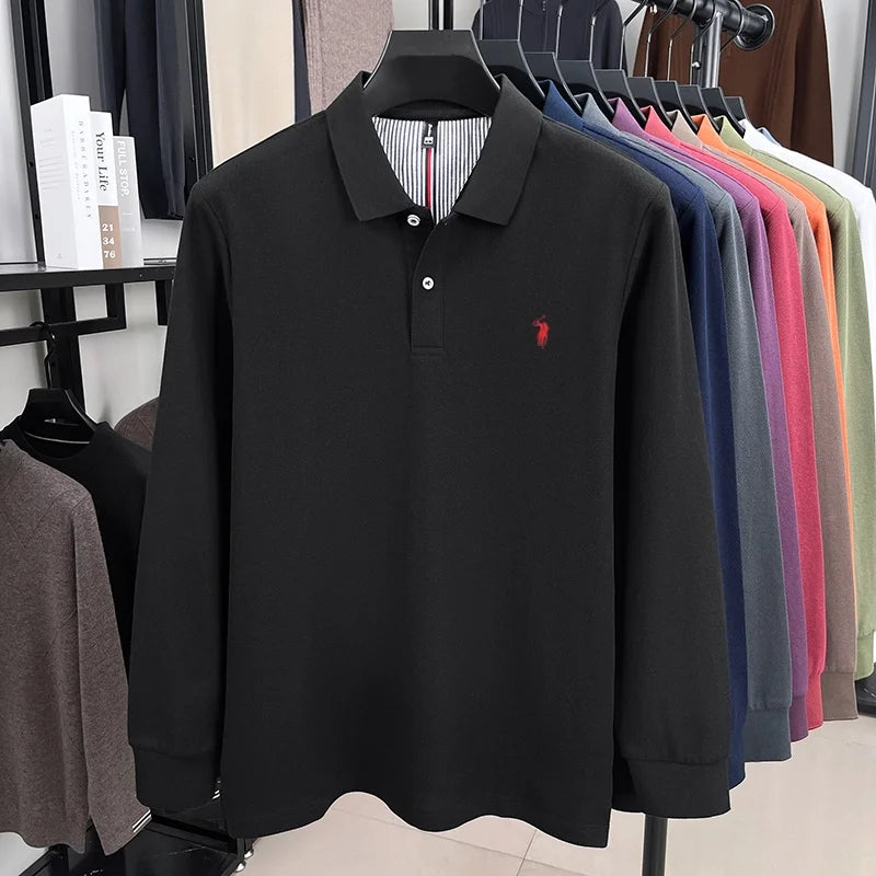 Men's Premium Cotton Embroidered Polo Shirt – Smart Casual