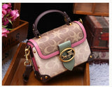 Carriage Emblem Crossbody Box Bag