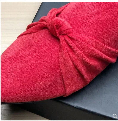 Female Simple Sewing Plain Shoes Outdoor Pointy Toe Slides Camel Blue Soft Sole Wide Fitting 48-33 2022 New Arrivals De Mujer