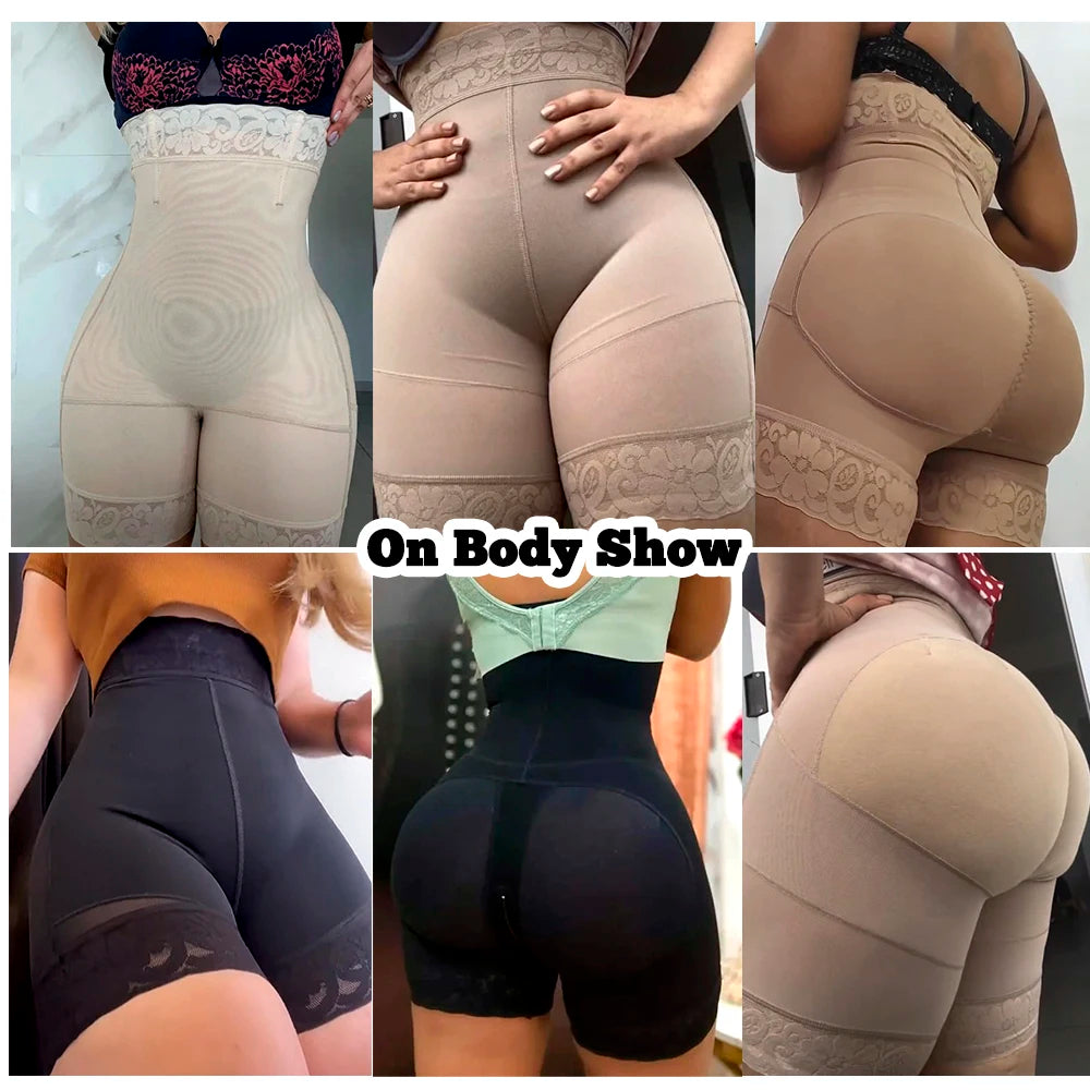 High Waist Seamless Butt Lifter Shapewear – Firm Control Tummy Girdle