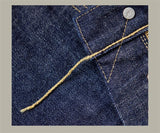 Vintage High-Rise Selvedge Denim Jeans for Men | 14oz