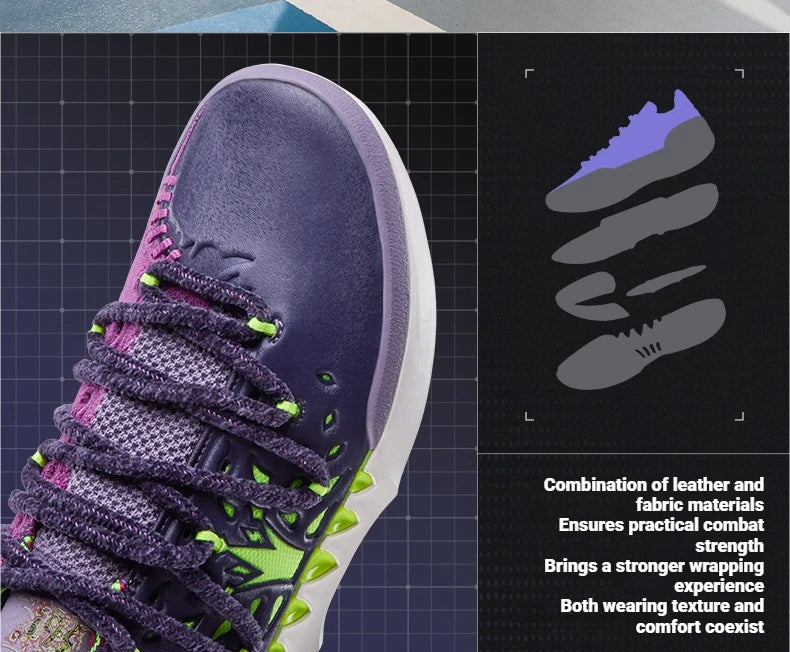 361 Degrees Joker 2 Low Men Basketball Shoes Jokic New Trendy Wear-resistant Non-slip Cushion Professional Sneakers 672611110