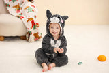 Plush Hooded Baby Winter Romper