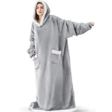 Oversized Hooded Blanket Robe