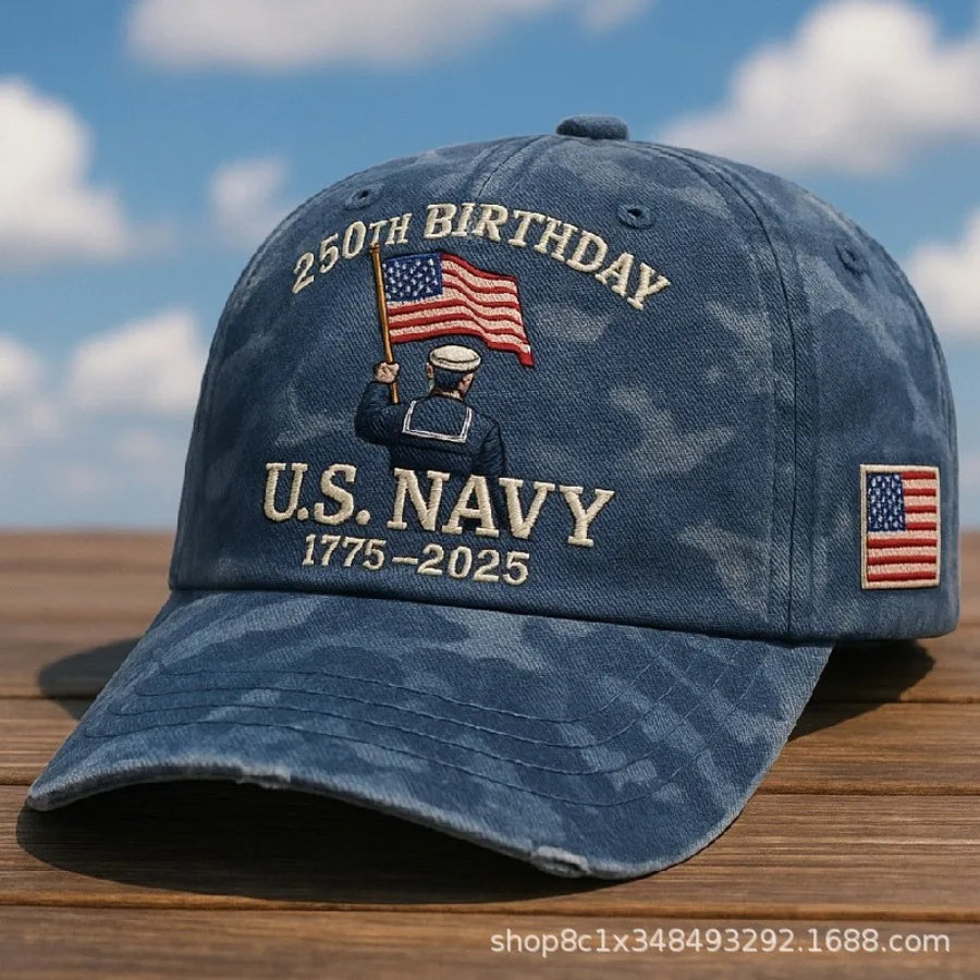 Patriotic Embroidered Baseball Cap – Adjustable Unisex Sun Hat