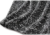 High Waisted Sequin Maxi Skirt Women Elegant Shiny Straight Skirts With Slit Summer Spring Black Long Sequin Skirt For Women