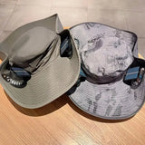 Solar-Powered Cooling Bucket Hat | UPF 50+ Wide Brim