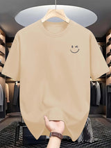 High Street Letter Print Cotton Tee