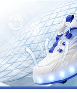 LED Light-Up Roller Skate Shoes