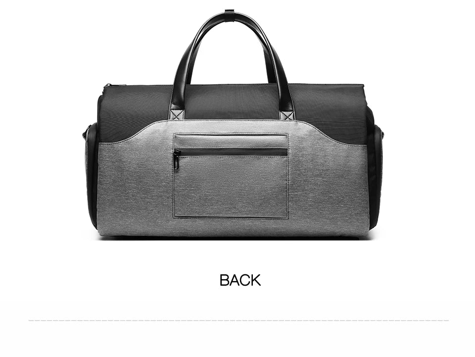 OZUKO Garment bag Multifunction Men Suit Storage Large Capacity Luggage Handbag Male Waterproof Travel Duffel Bag Shoes Pocket