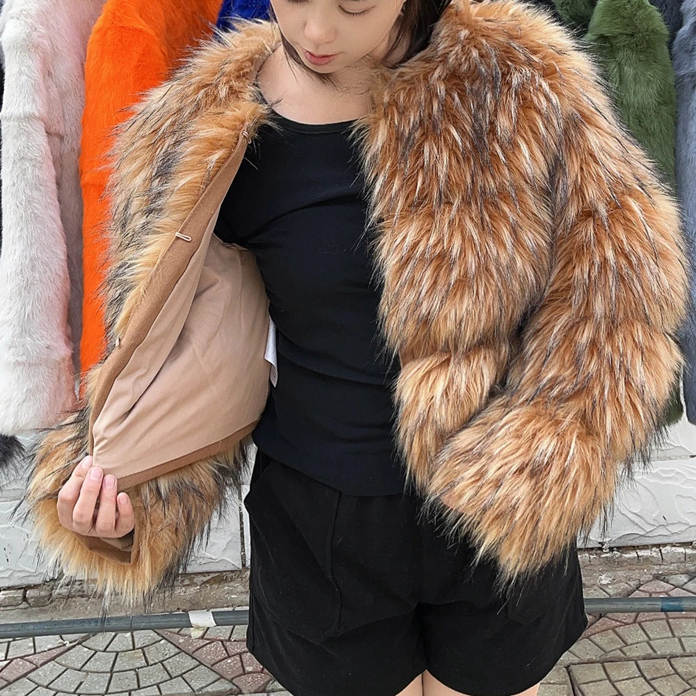 Premium Faux Fur Winter Coat