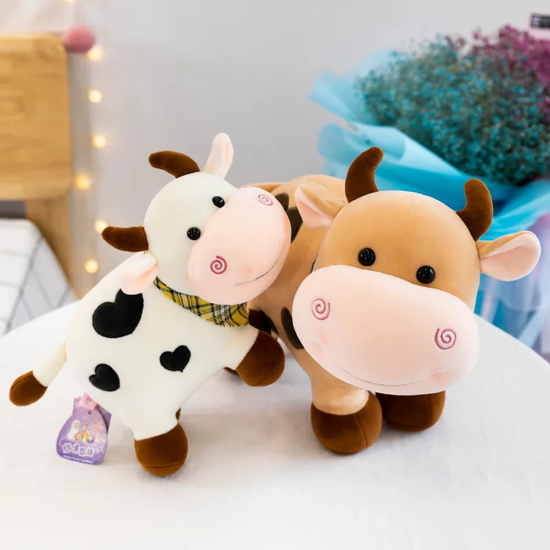 Kawaii Spotted Cow Plush Toy