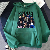 KARMA Vintage-Inspired Fleece Pullover Hoodie