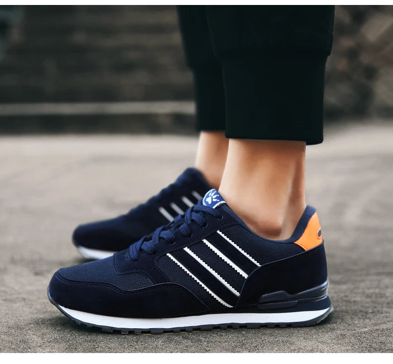 Men's Corduroy Lace-Up Casual Sneakers