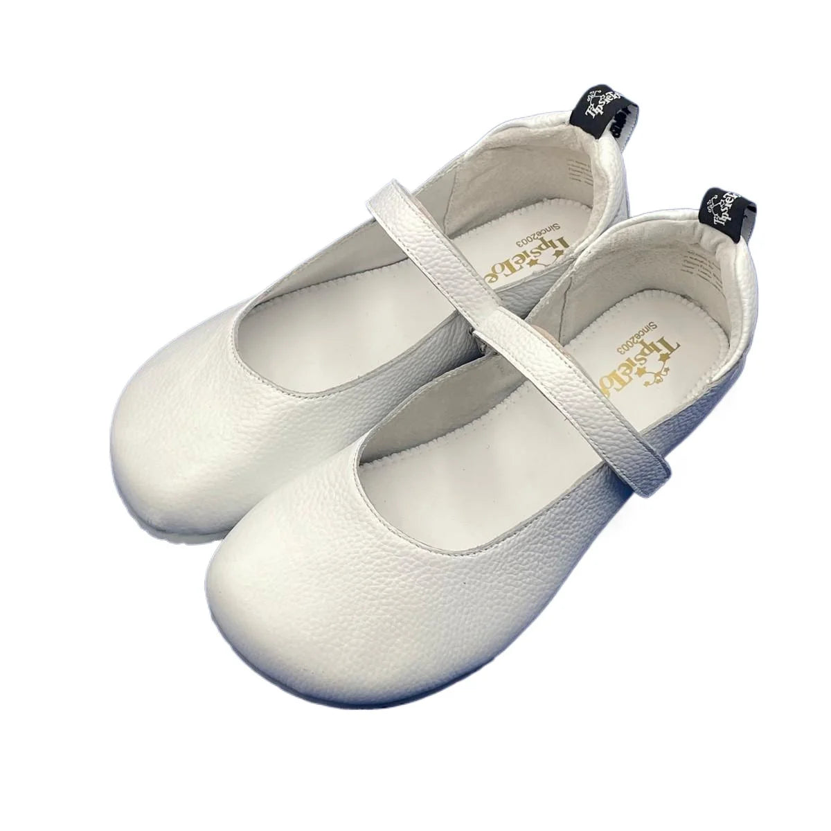Tipsietoes 2026 Sprinng Autumn Barefoot Cow Suede Genuine Leather Women Ballerina With Zero Drop Flat Soft Sole Wider Toe Box