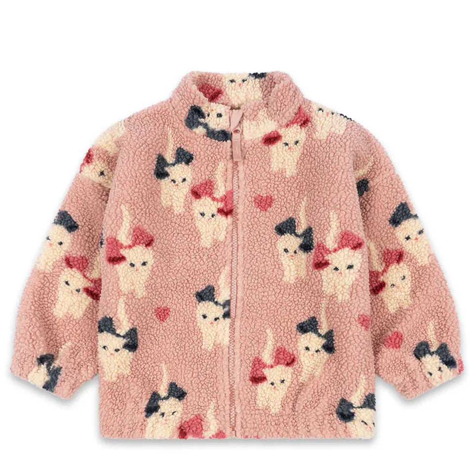 Kids' Sequin Lambswool Winter Jacket