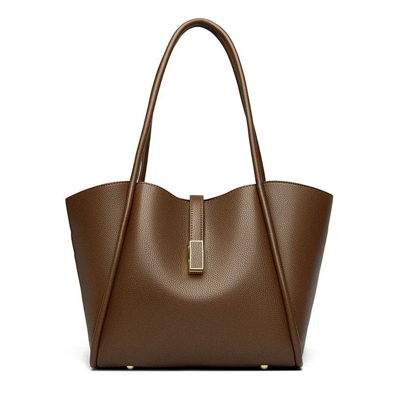 High Quality Soft Leather Shoulder Crossbody Bags For Women Large Capacity Luxury Bag Brand Designer Casual Handbag Sac A Main