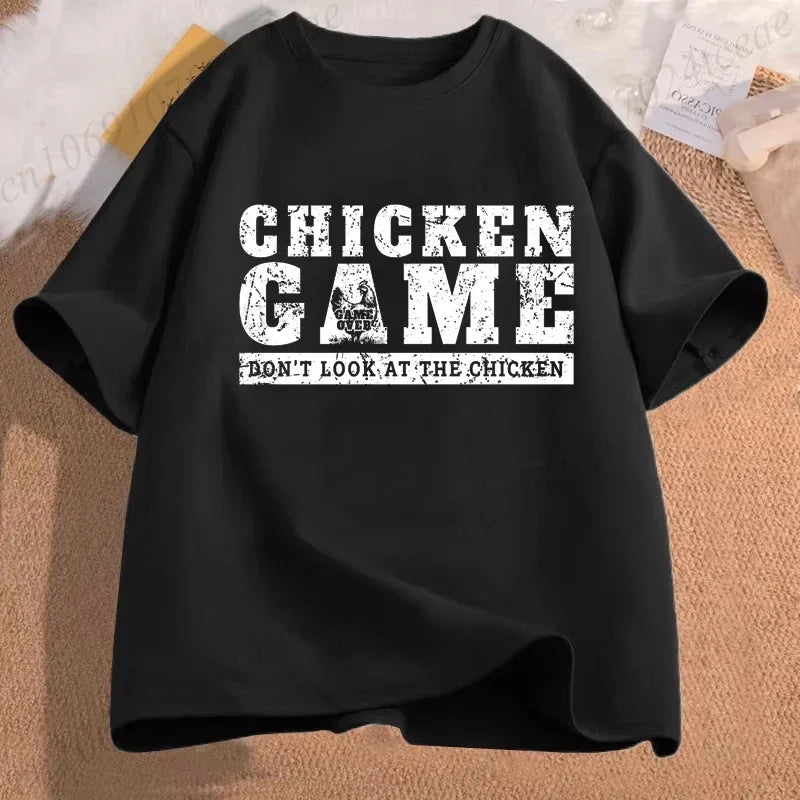 Chicken Game Graphic Tee – Funny Unisex T-Shirt
