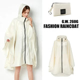Waterproof Hooded Rain Poncho – Lightweight & Stylish