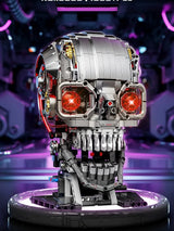 NEW 1099pcs Technical Skull Robot Building Blocks , Gear Linkage ,  Power Motor ,  Desktop Decor Collectible Gift