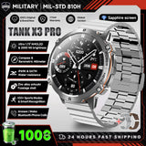 2026 Military Tank X3 Smart Watch | 1000mAh | AMOLED