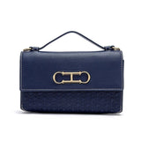 Letter Print Crossbody Satchel