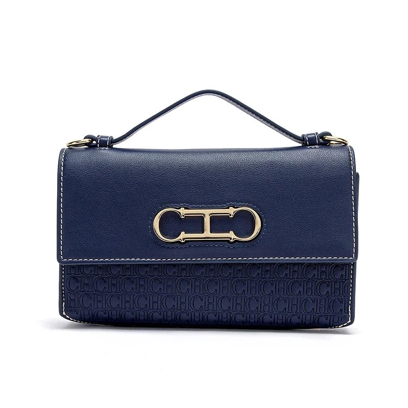 Letter Print Crossbody Satchel