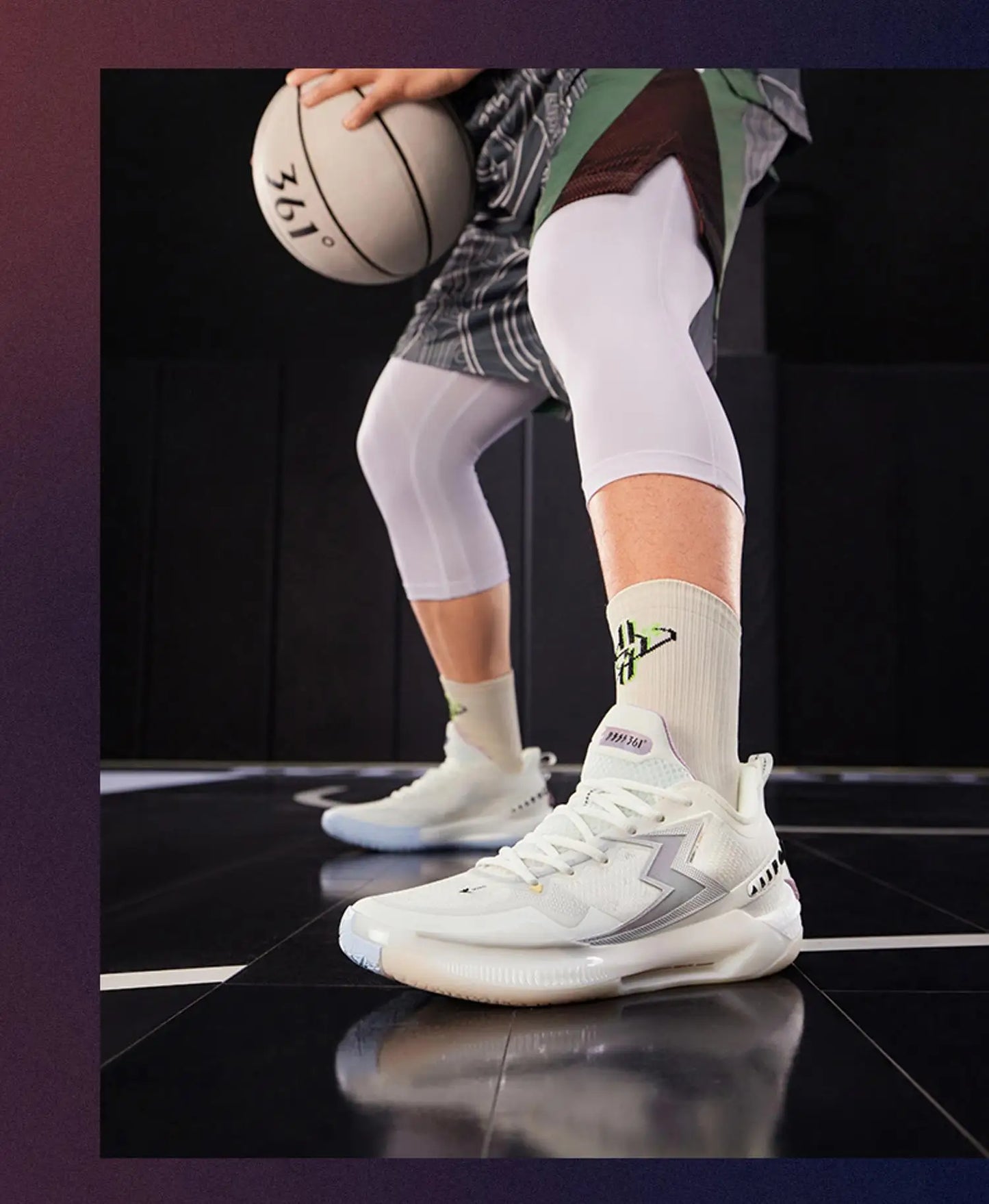 361 Degrees BIG3 5.0 Quick Pro Men Basketball Shoes Carbon Plate Breathable Stable Flexible Training Male Sneakers 672421111
