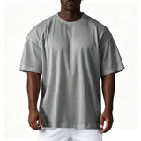 Men's Oversized Mesh Sport Tee – Breathable & Quick Dry
