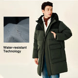 Semir Men's Premium Long Down Jacket | Waterproof