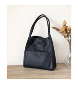 2025 New Women Bag Female Luxury Fashion Shoulder Bags Lady Soft 100% Cowhide Genuine Leather Niche Design Tote Bucket Handbag