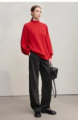 AMII Wide-Leg Warm Jeans – Winter 2025 | Women's