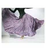 Elegant High-Waist Pleated Maxi Skirt for Women