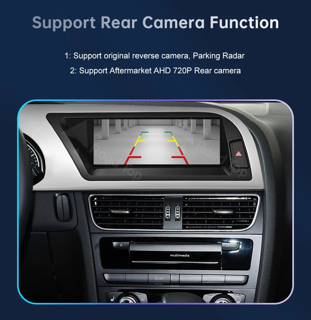 Road Top Touchscreen Display for Audi A5 S5 | CarPlay & Android Auto