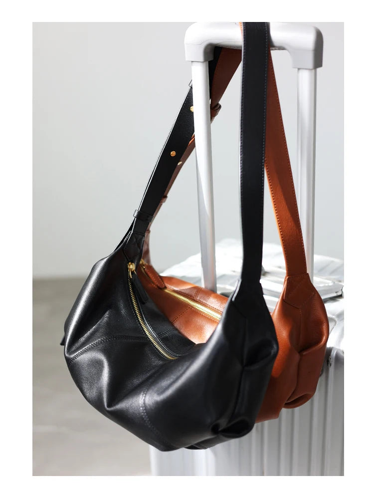 2023 Fashion Real Leather Crossbody Bags For Women Luxury Soft Cowhide Shoulder Bag Practical And Portable