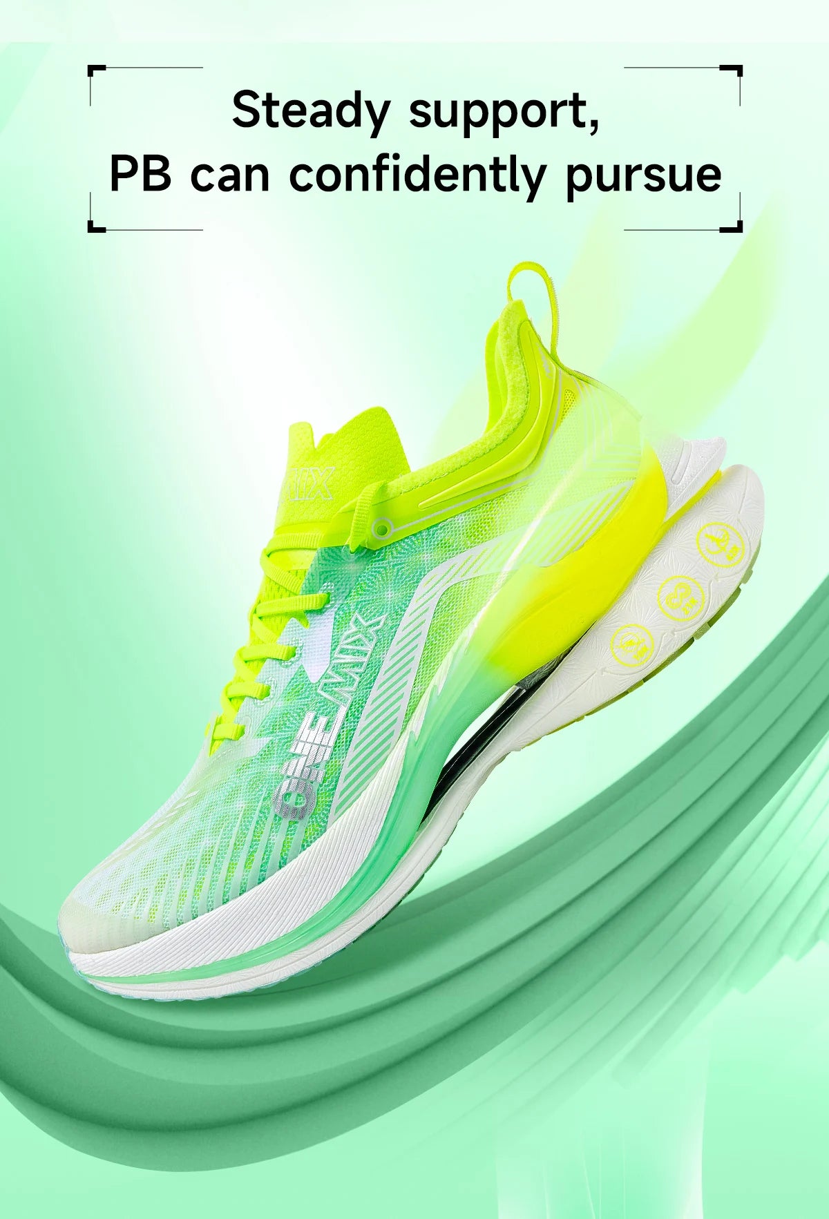 ONEMIX Pace Beam Marathon Running Shoes for Men Anti-slip Ultra-light Rebound Athletic Shoes Carbon Plate Sport Walking Sneakers