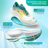 ONEMIX Marathon Carbon Plate Running Shoes Shock Absorption Ultra-light Sports Shoes Rebound Technology Outdoor Men Sneakers