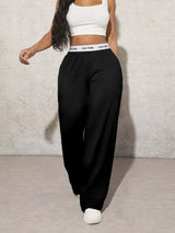 Women's High-Waisted Wide-Leg Casual Pants