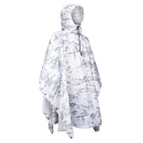 Tactical Camo Raincoat – Packable Waterproof Poncho