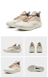 Xtep Zhang Zhenlin 1.0 Basketball Shoes For Men  Winter Cushioning Sports Shoes Combat Mid Top Sneakers 976219120024