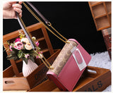 Color-Contrast Designer Crossbody Bag