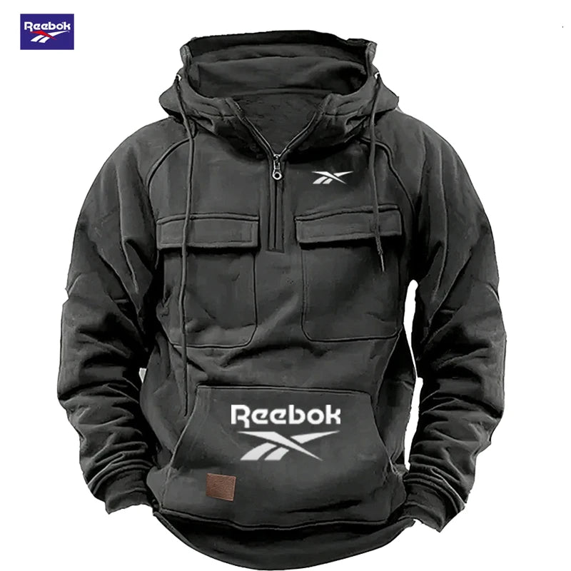 Men’s Multi-Pocket Zip Hoodie