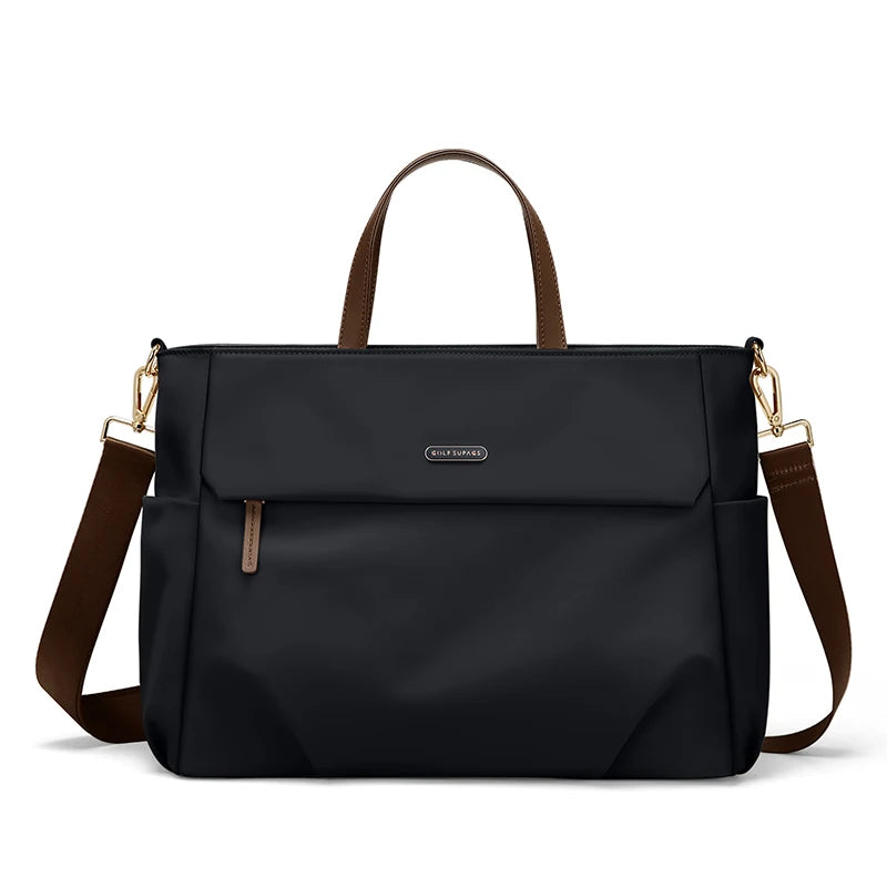 GOLF Women Business Handbag Briefcase Laptop Bag 15 Inch Waterproof Work Office Bag for Ladies Commuter Shoulder Bags Computer