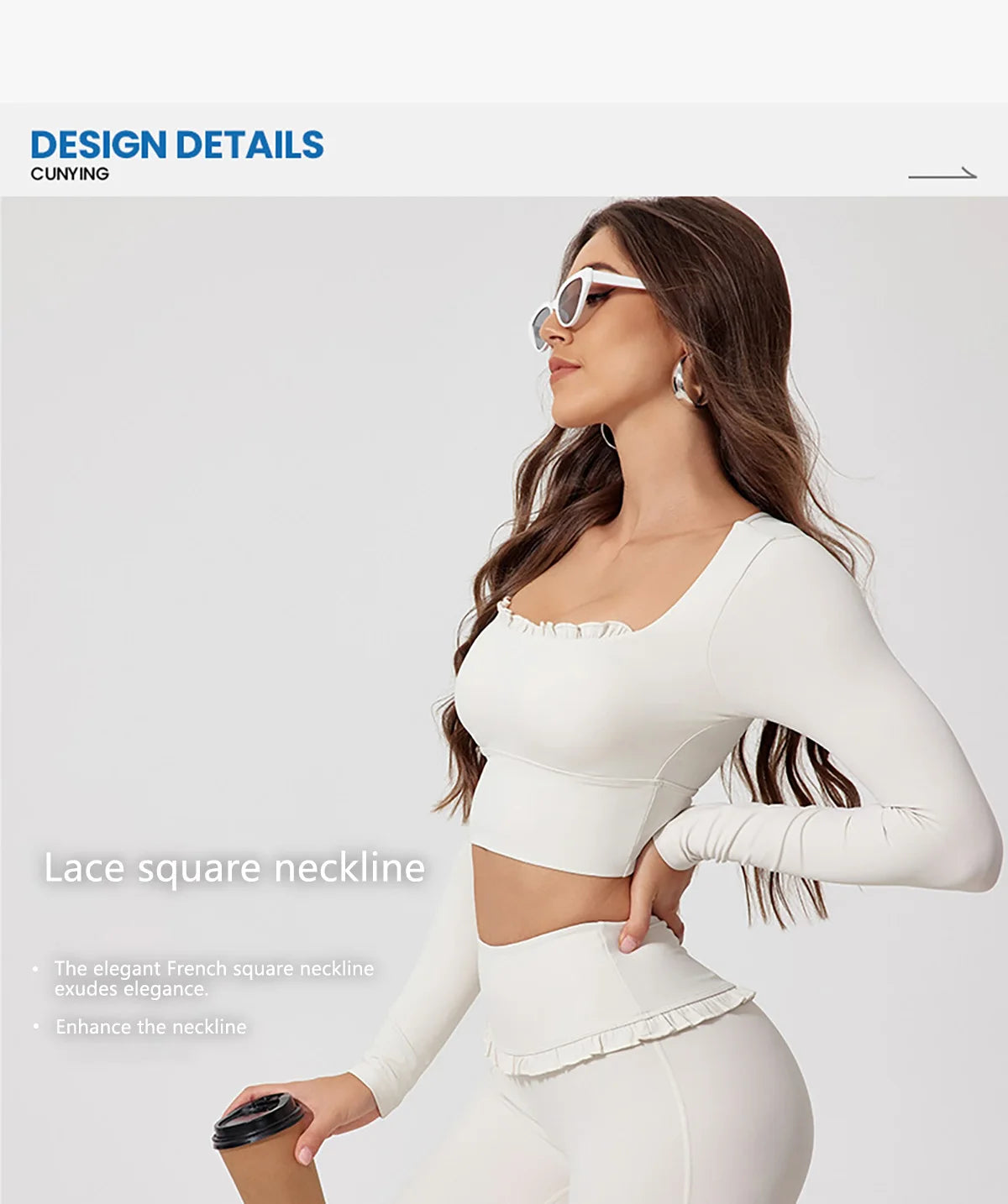 Premium Women’s 2-Piece Yoga & Gym Set – Long Sleeve Quick-Dry Sportswear